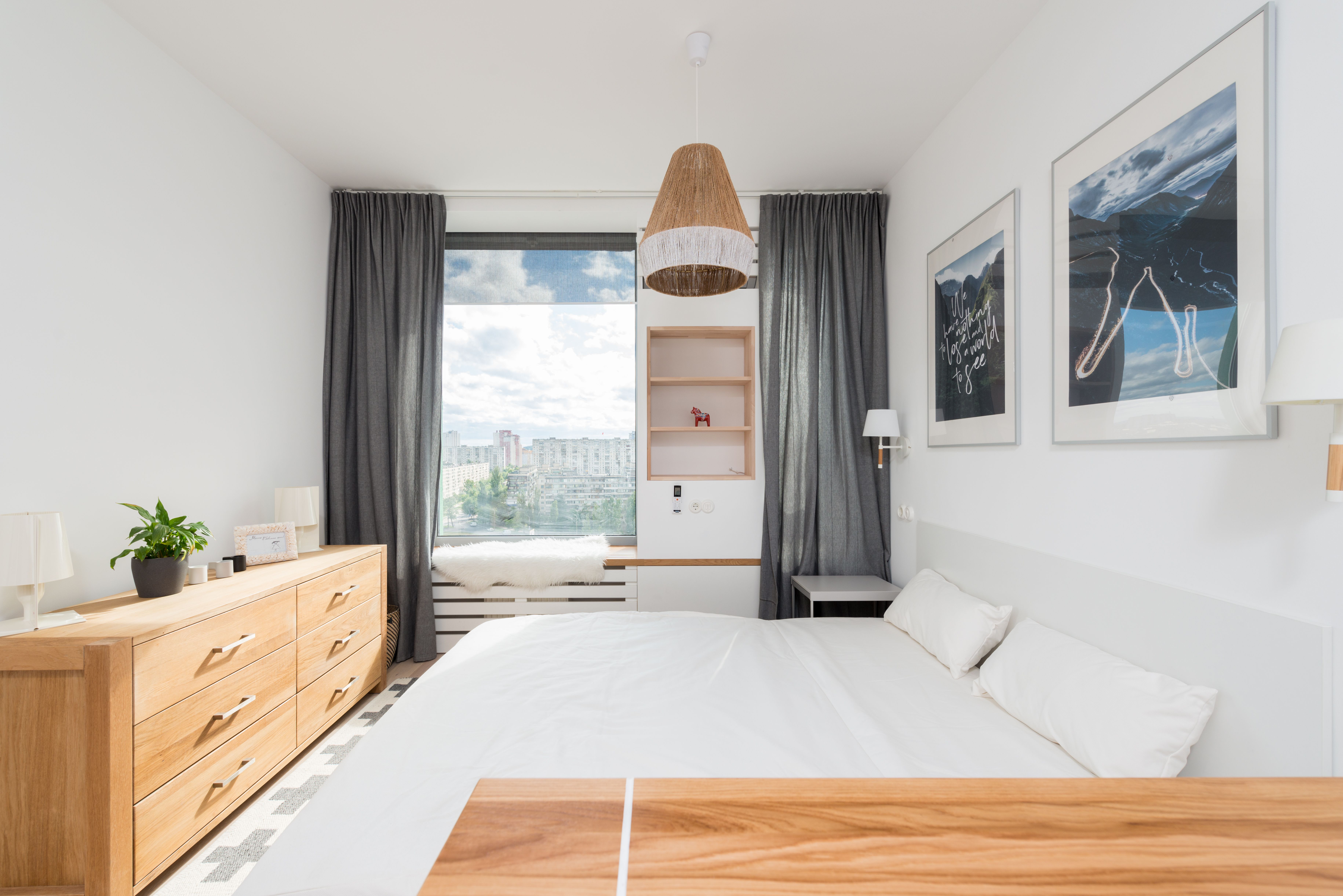 Stock inspiration: restful bedroom with a double bed